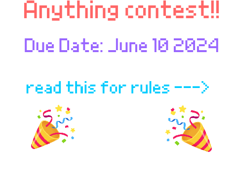  (closed) coolroot23s  anything contest
