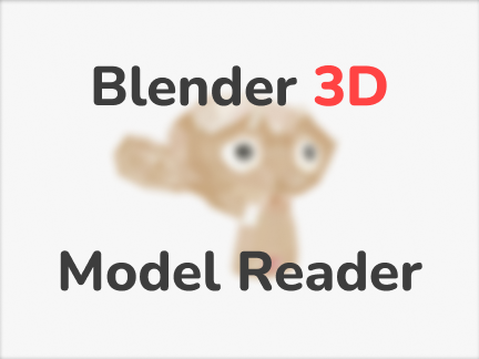Blender 3D Model Reader