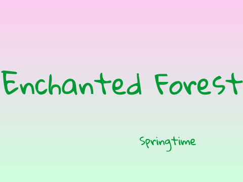 Enchanted Forest-Springtime Album