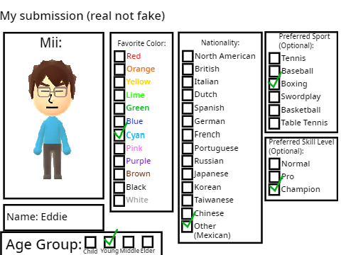 Mii Submission Example remix