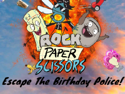 Rock Paper Scissors in: Escape The Birthday Police!
