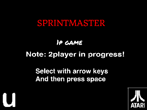 Sprintmaster (Atari classic)