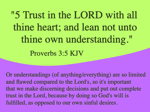 Proverbs 3:5 KJV