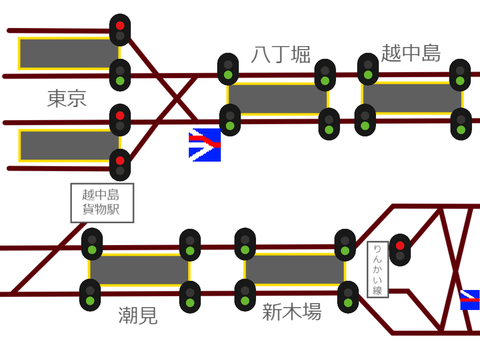 信号職人　京葉線地下区間編 remix