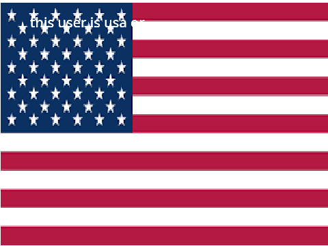This user is American . 