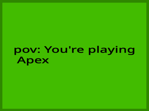 Apex POV random squad l #Animations