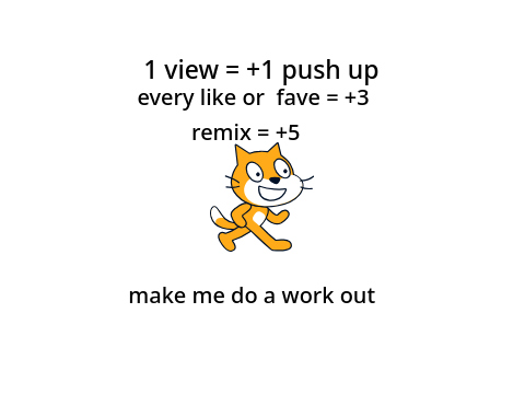 every view = me do 1 push up