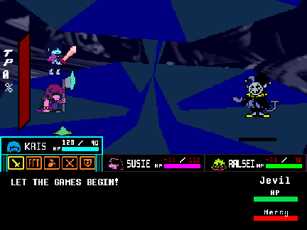 Jevil weird route fight???