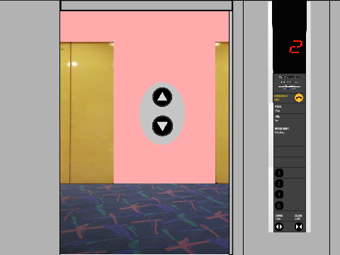 messed up Goldstar Lift at A building