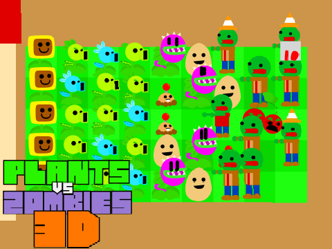 Plants vs Zombies 3D remix