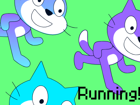 Running! 2 player (team) remix