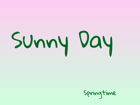 Sunny Day-Springtime Album