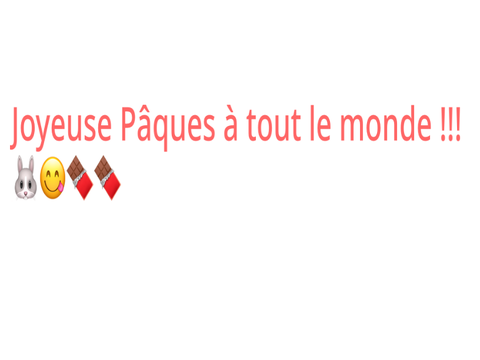 Joyeuse Pâques 