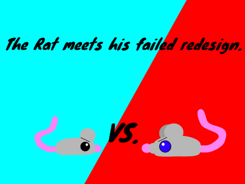 The Rat meets his failed redesign.