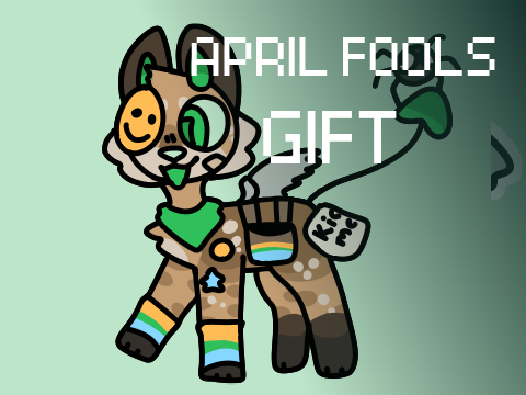 april fools art gift