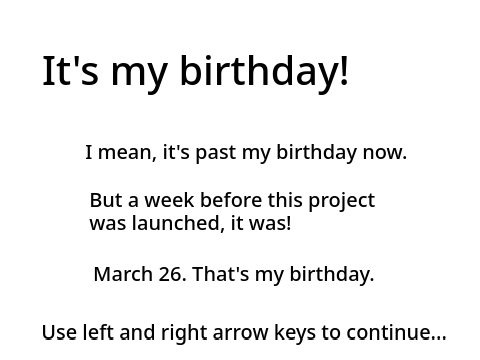 2024 Late Birthday Special