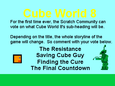 Cube World 8: Title Vote