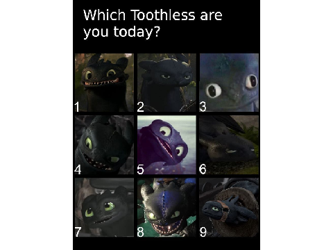 Which Toothless are u??