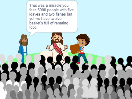 Jesus feeds the 5000