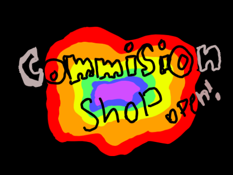 commission shop! open 2 spots available animation I guess