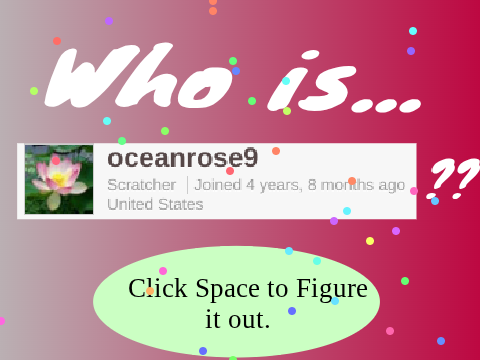 Who is Oceanrose9?