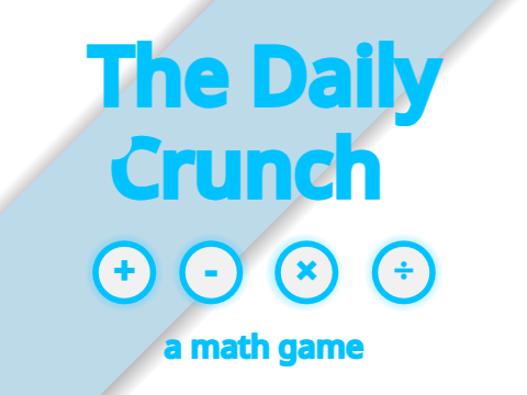 The Daily Crunch - A Math Game