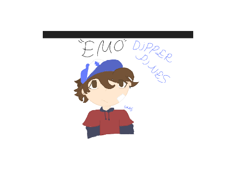 "emo" Dipper Pines :>