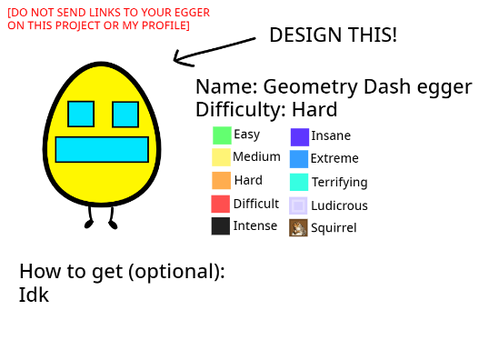 Make an egger for Find The Eggers: Remastered! remix