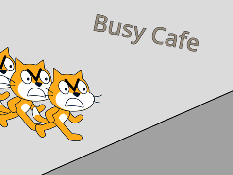 Busy Cafe