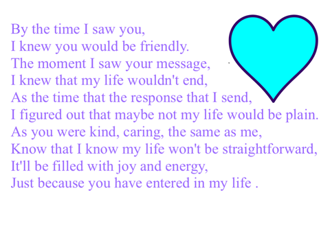 For my friend!