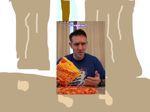 Do the math pal ⭐ #shorts #starburst #candy #food #funny