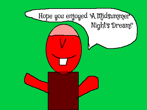 A Midsummer Night's Dream- a badly illustrated Shakespeare play