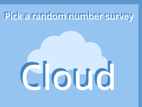 Pick a random number
