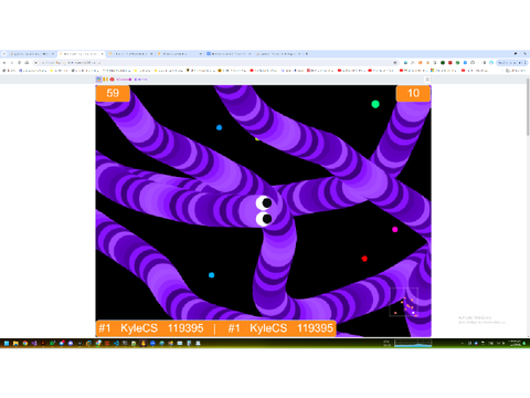 120k in slither.io with #|Slither bot|#
