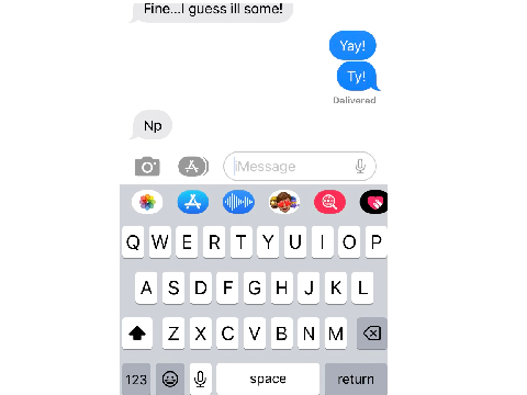 Bacon girl text Britney...