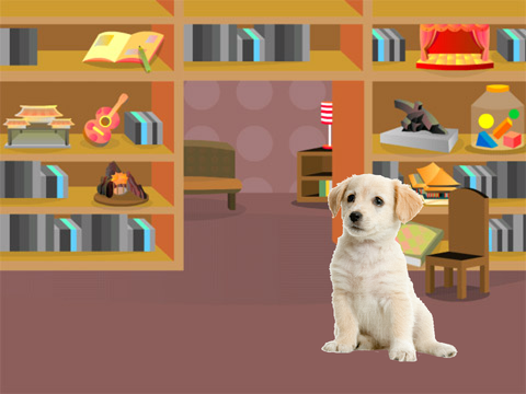 Little pup's entry