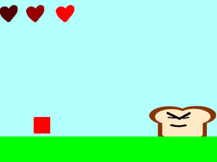 Food fighter: Boss 1 (Bread)  WORKS