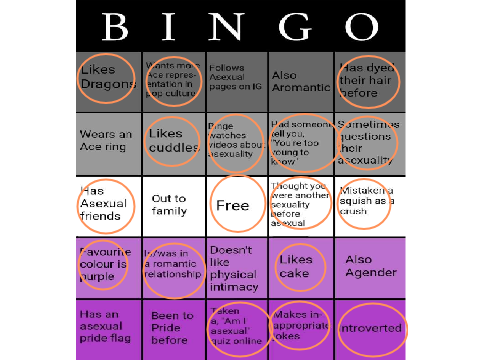 Asexual bingo remix
