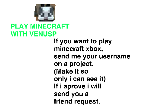 PLAY MINECRAFT WITH VENUSP