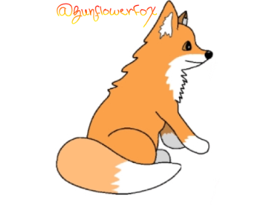 Cute Fox Drawing