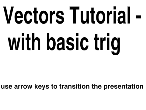 Vectors Tutorial
