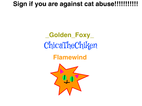 Sign if you are against cat abuse!!! remix remix
