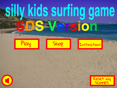 silly kids surfing game SDS version