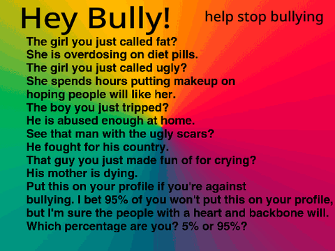 Help Stop Bullying! Remix if YOU care! remix