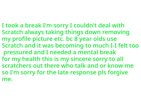My apology project. Please forgive me. :[