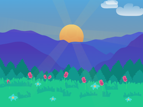 Mountain | Vector Parallax |