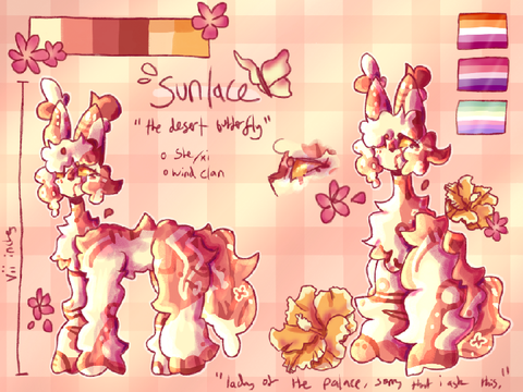 ‧₊˚✧ "solstice roses" ꕀ wip sunlace reference 