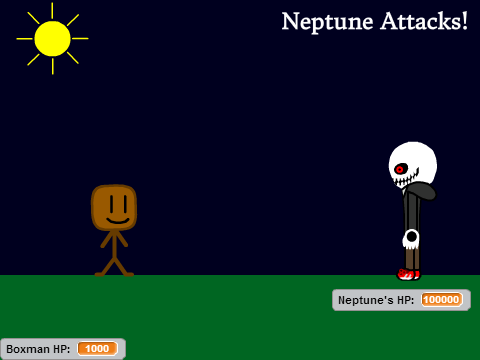 Add yourself fighting Neptune