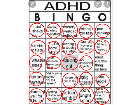 ADHD bingo! remix