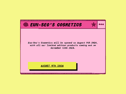 Eun-Seo's cosmetics release date!